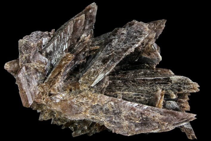Axinite Crystal Cluster - Peru #87729